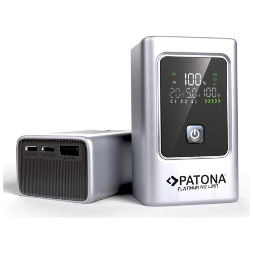 Patona 4238 Banque D'alimentation Électrique Lithium-Ion (Li-Ion) 10000 Mah Argent
