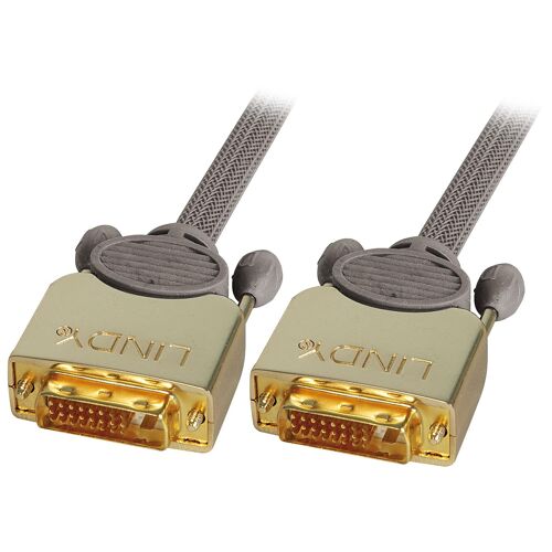 Lindy 37144 câble DVI 5 m DVI-D Anthracite