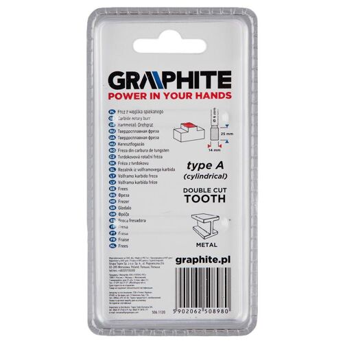 Graphite 55H354 brosse rotative