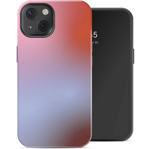 Selencia Coque arrière Vivid avec MagSafe iPhone 13 Gradient Soft Blush
