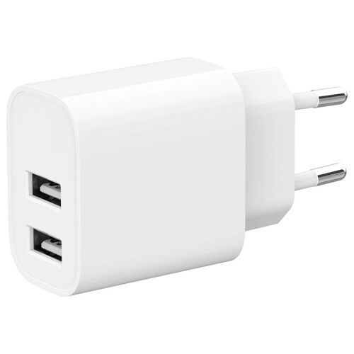 Gembird TA-UC-2A12-01 chargeur d'appareils mobiles Smartphone, Smartwatch, Tablette Blanc Secteur Intérieure