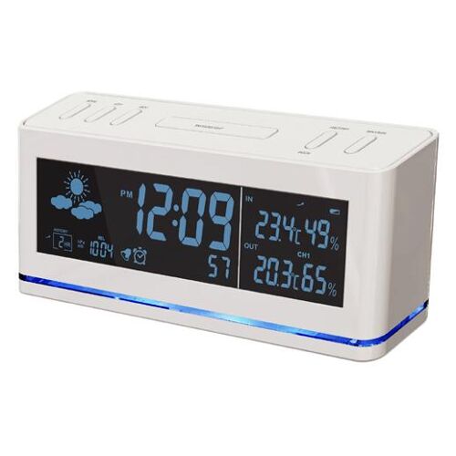 Technoline WS 6850 station météo numérique Blanc LED Batterie