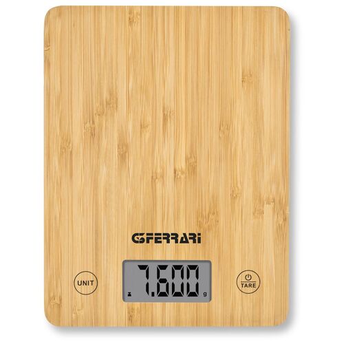 G3 Ferrari G20166 escabeaux de cuisine Bambou Comptoir Rectangle Balance de ménage électronique