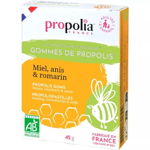 Propolia Gommes De Propolis Bio Miel, Romarin & Anis 