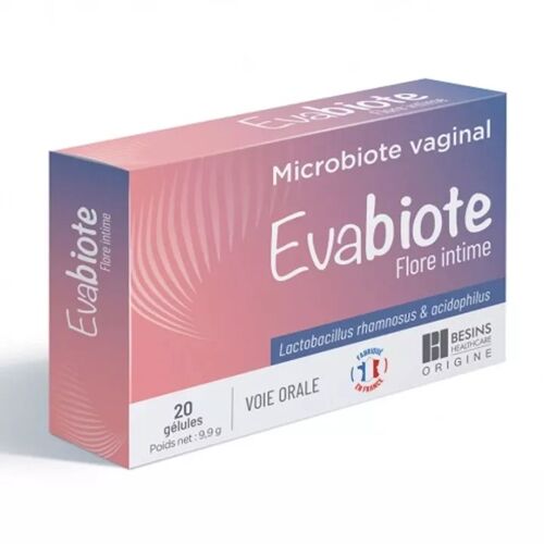 Evabiote Flore Intime 20 Gélules Microbiote Vaginal 