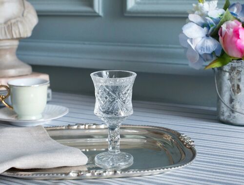 Ensemble De 4 Verres À Café Sur Pied Aron