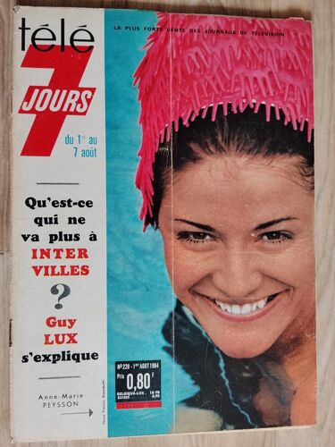 Télé 7 Jours 228 Anne-Marie Peysson Françoise Arnoul Rudi Carrel Roger Couderc
