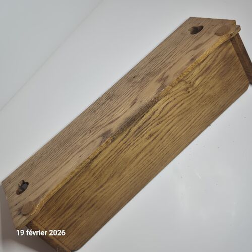 Petite étagère en bois massif et solide , en chêne