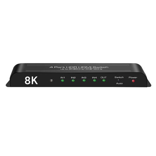 Commutateur HDMI 4K 4 entrées 1 sortie - Noir