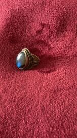 Bague En Argent Et Labrador Ôte