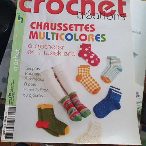 Chaussettes Multicolores À Crocheter En Un Week End