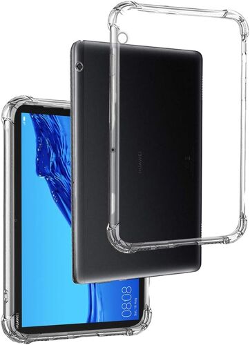 ELVORIX-Coque Anti-Shock pour Huawei MEDIAPAD T5 10.1"", TPU Transparent en Silicone Antichoc