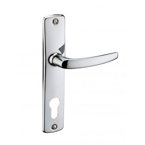 Poignée chrome ABBEVILLE entraxe 165 mm trou cylindre Finition : Chrome h : 182 mm