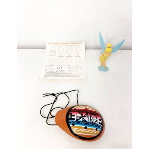 Ocarina Du Pérou En Terre Cuite Avec Pendentif