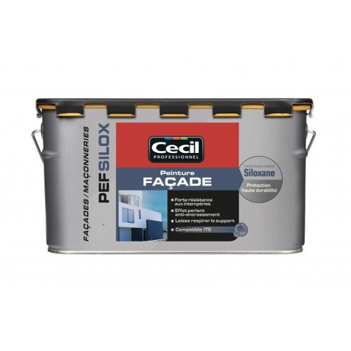 Peinture façade PEF SILOX Mat - Blanc | 2,5 L Finition : Mat