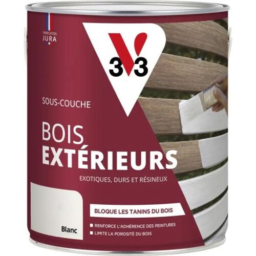Sous-couche bois exotique blanc - pot de 0,50L | 0,5 L