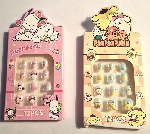 Kit De Faux Ongles À Coller Hello Kitty 