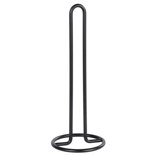 Wenko 53256100 Support De Papier Essuie-Main Support De Papier Toilette Sur Table Métal Noir
