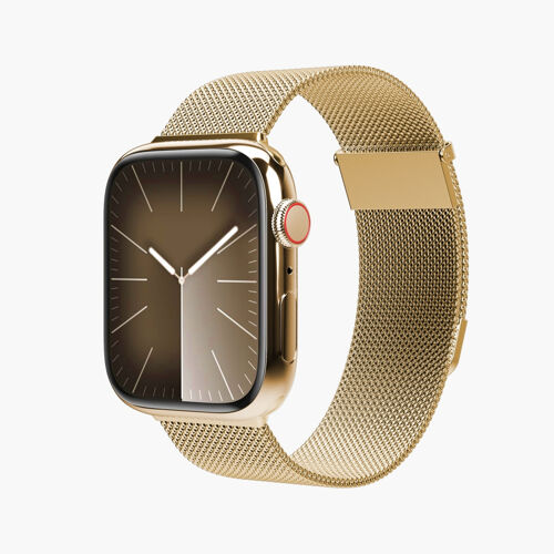 Vonmählen Milanese Loop 2 Collier Or Acier inoxydable pour Apple Watch 40 / 41 / 42 mm