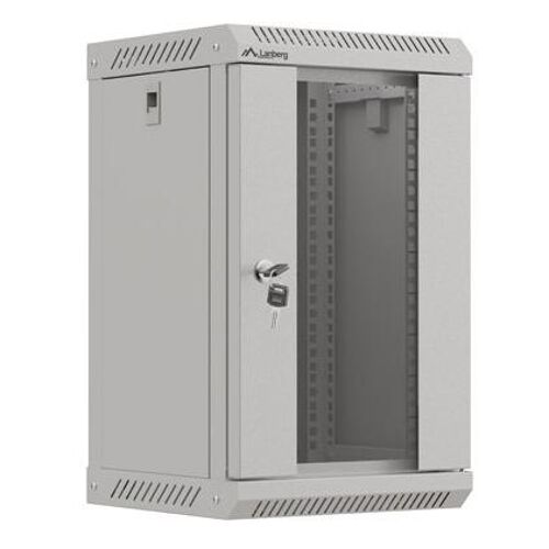 Lanberg WF11-3309-10S étagère 9U Rack monté sur le mur Gris