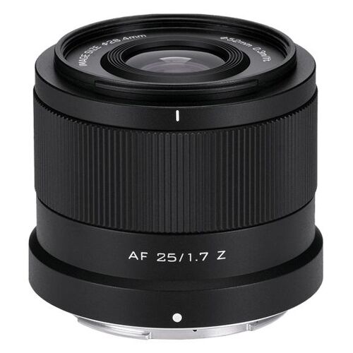 VILTROX AF 25 1.7 Z lentille et filtre d'appareil photo Objectif de cinéma Objectif plein cadre Noir