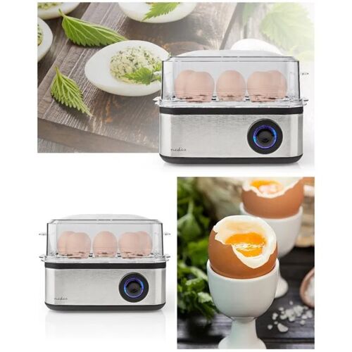 Cuiseur à ?ufs 8 Pièces - 500W - pour cuisson durs, mollets ou à la coque