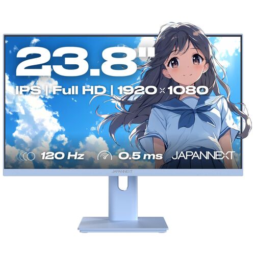 Ecran PC JAPANNEXT JN-I238FHD120F-HSP-BB 23.8" 1920 x 1080 Full HD LCD Bleu
