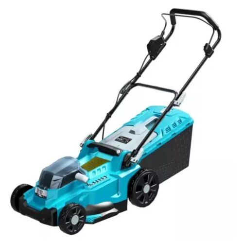 DEDRA DED7197V Tondeuse à gazon poussée Batterie Bleu