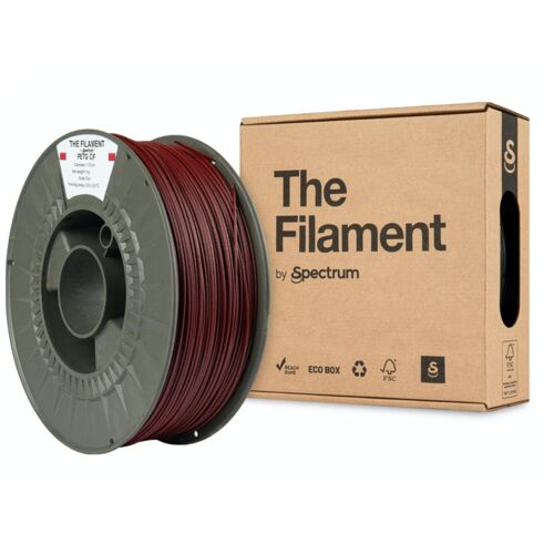 Spectrum Filaments TF-24110 matériel d'impression 3D Polyéthylène téréphtalate glycol-fibre de carbone (PETG-CF) Rouge 1 kg