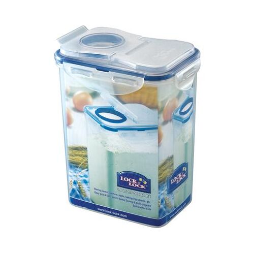 Lock & Lock Hpl 813f Boîte Hermétique Alimentaire Rectangulaire 1,8 L Bleu, Transparent