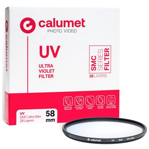 Calumet CALSASMC58 filtre pour appareils photo Filtre de caméra ultraviolet 58 mm