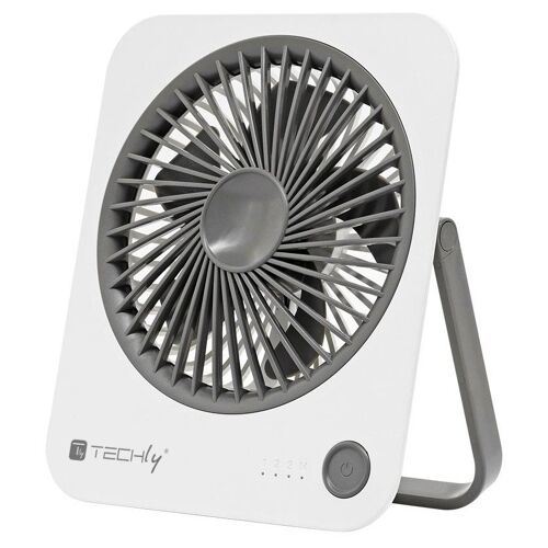 Techly IC-FAN-DSK1WG ventilateur Blanc