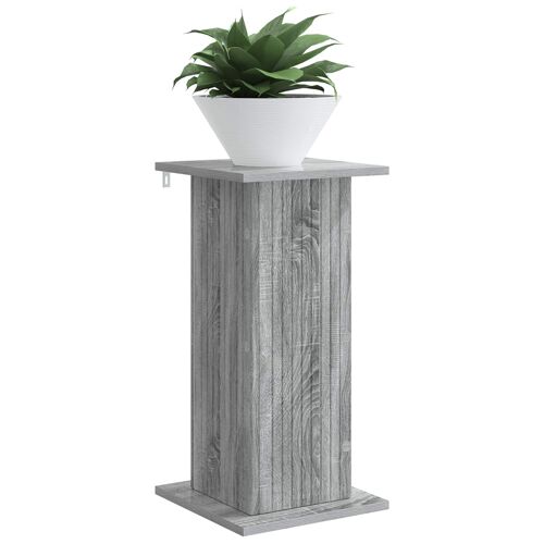 vidaXL Support de Plante Gris Sonoma 30,5 x 30 x 60,5 cm