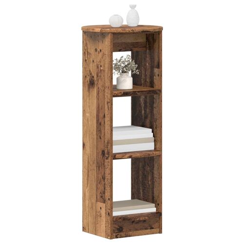 vidaXL Meuble d'appoint Bois ancien 40 x 40 x 100 cm Bois d¿ingénierie