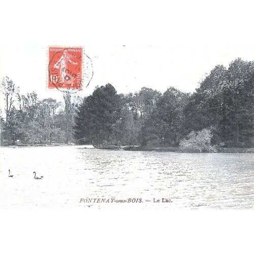 Carte Postale Fontenay-Sous-Bois (94) - Le Lac (1913)