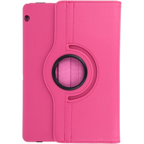 ELVORIX-Étui en Similicuir Rotatif à 360° pour Huawei MEDIAPAD T3 10 9,6"", étui de Protection, Rose