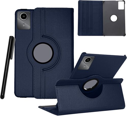 ELVORIX-Heremore Coque de Protection pour Lenovo Tab M11 11 Pouces Tablette TB330FU, Housse Support Rotatif 360°, Etui Protection PU Cuir