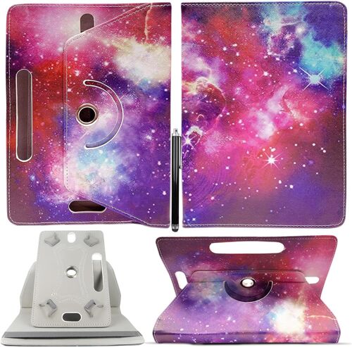 ELVORIX-Étui universel en cuir PU avec support pour toutes les tablettes de 6"", 6,8"", 7"", compatible avec Kindle eReaders Fire Tablet - Kobo/Voyaga/Lenovo/Sony E-Book/iPad Mini 5 4 3 2 1 (arc-en-ciel