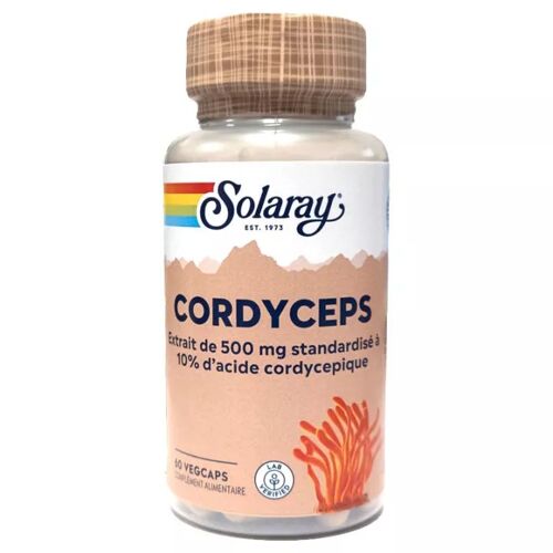 Solaray Cordyceps 500 Mg 60 Gélules 