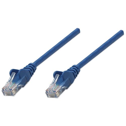 Intellinet RJ-45, M/M, 10m câble de réseau Bleu Cat5e U/UTP (UTP)