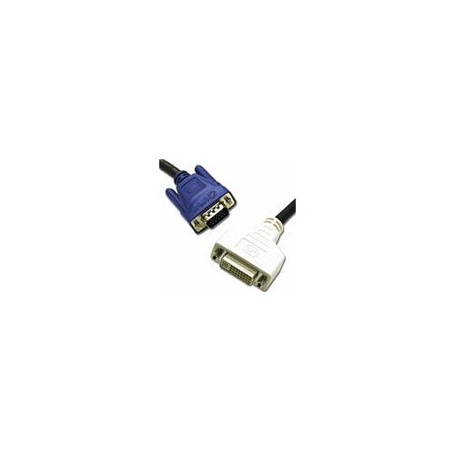 C2G 2m DVI-A FM / HD15 M Cable VGA (D-Sub) Noir