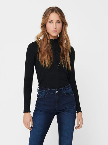 Only 15228065 Haut (Vêtement) Manches Longues Coton, Viscose - L