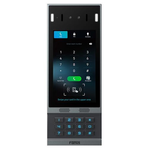 Fanvil i67 système vidéophone 2 MP 7" Noir et Gris