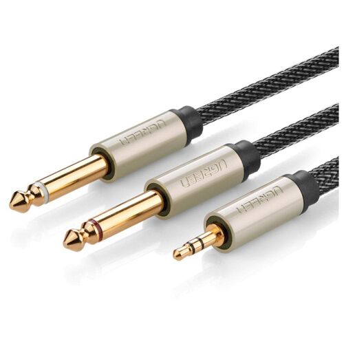 Ugreen 10613 câble audio 1 m 2 x 6,35 mm 3,5mm Noir