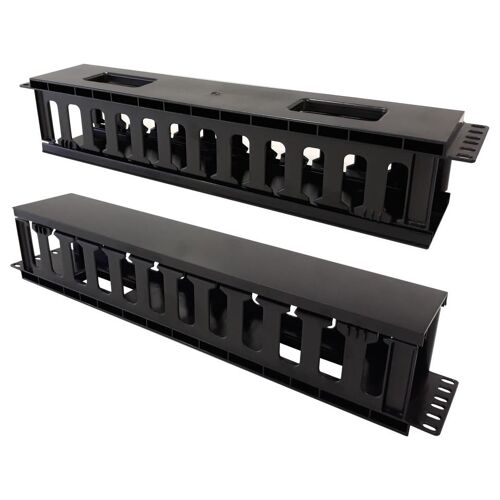 Techly I-CASE CABLE-FR2 accessoire de racks Panneau de gestion de câbles