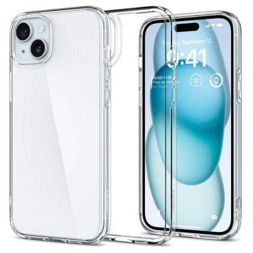 Spigen ACS06459 coque pour téléphone 6.7" Housse Transparent pour Apple iPhone 15 Plus