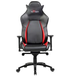 Red fighter C2 Siège de jeu universel Siège rembourré Noir et Rouge