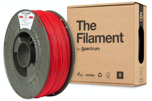 Spectrum Filaments TF-24005 matériel d'impression 3D Acide polylactique (PLA) Rouge 1 kg