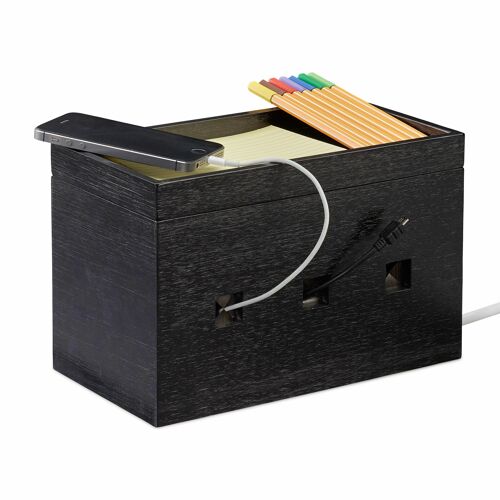 Relaxdays 10024672 bac de rangement de bureau