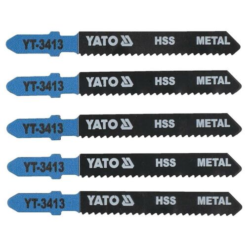 Yato YT-3413 Lame de scie sauteuse, à chantourner et sabre 5 pièces